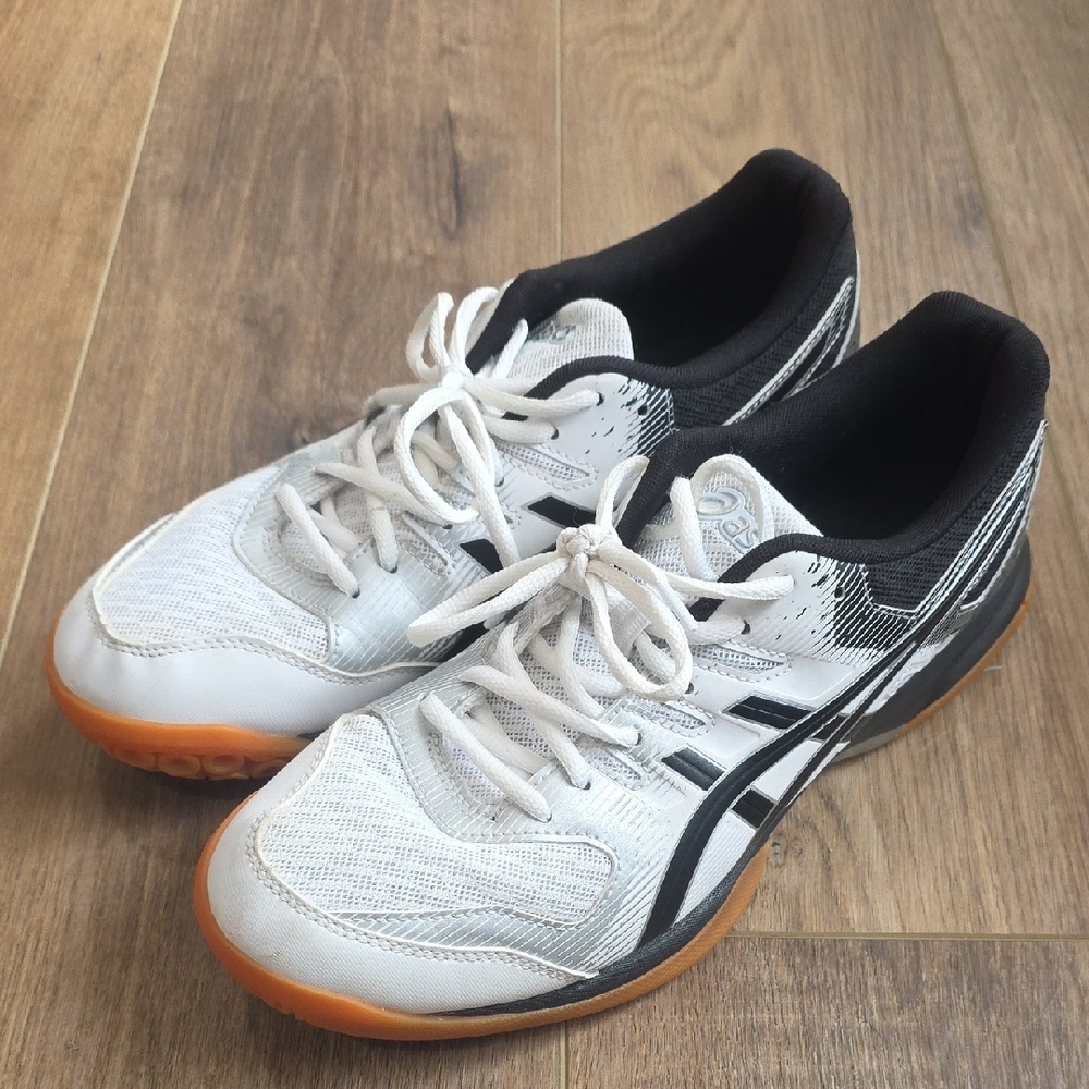 Asics Gel-Rocket Volleyball Shoes Black/White Women's Size 11